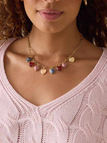 Heart Charm Necklace - AS Kids