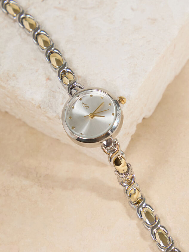Dainty Mixed Metal Watch Detail 2 - ALTAR'D STATE KIDS