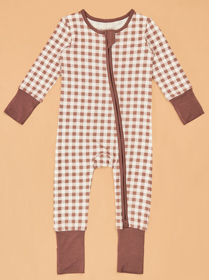 Ellan Gingham Romper - AS Kids