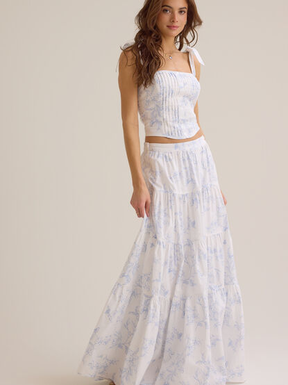Catherine Floral Midi Skirt - ALTAR'D STATE KIDS