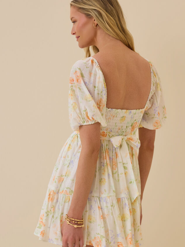 Blaine Mini Floral Dress Detail 3 - ALTAR'D STATE KIDS