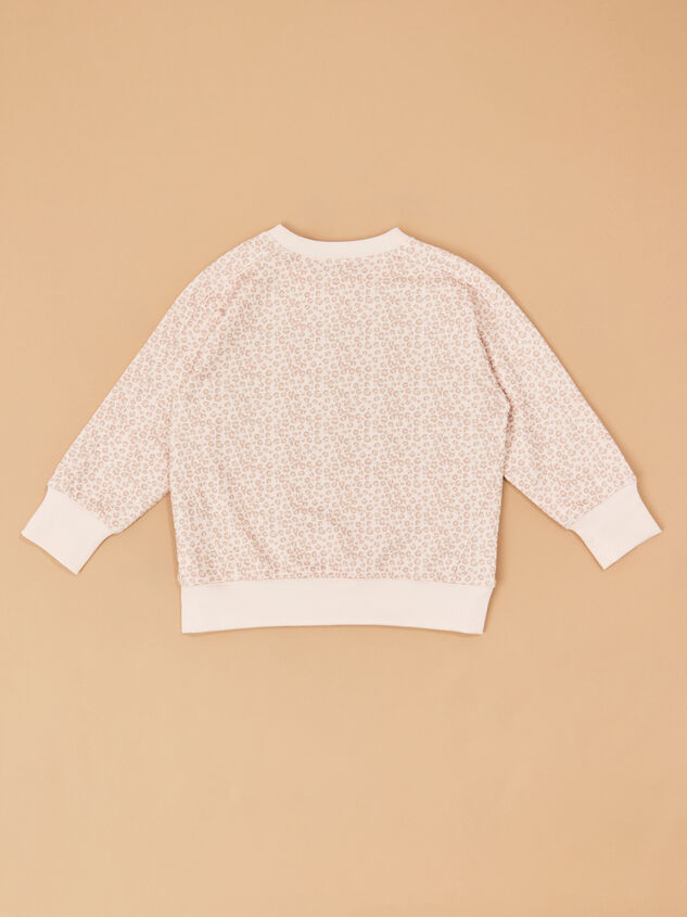 Lilah Leopard Pullover Detail 4 - AS Kids