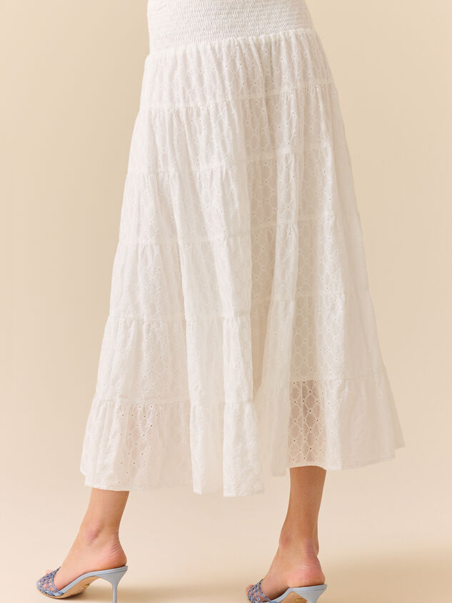 Lynley Tiered Midi Skirt Detail 5 - ALTAR'D STATE KIDS