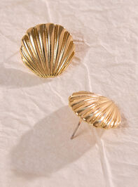 Statement Shell Studs Detail 2 - ALTAR'D STATE KIDS