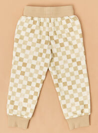 Vaughn Checkered Joggers Detail 4 - ALTAR'D STATE KIDS