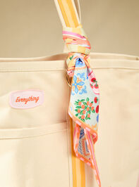 Everything Canvas Tote Bag Detail 2 - AS Kids
