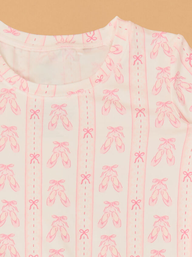 Kimberly Ballet Stripe Lounge Set Detail 2 - AS Kids