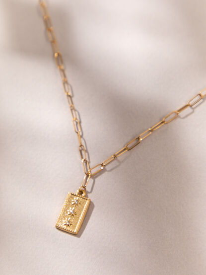 Starburst Charm Necklace - AS Kids