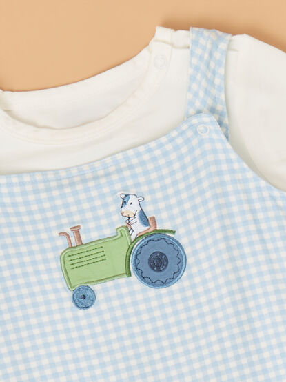 Archer Gingham Shortall - ALTAR'D STATE KIDS