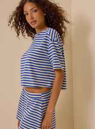 Nyra Stripe Relaxed Top Detail 2 - ALTAR'D STATE KIDS