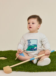 Eat Sleep Golf Sweatshirt Bubble - ALTAR'D STATE KIDS