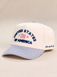 United States Striped Trucker Hat - AS Kids