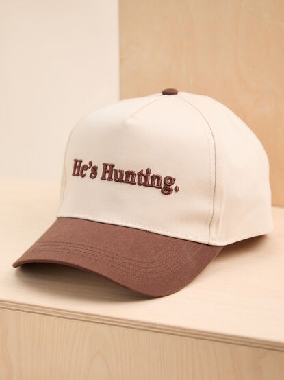 He's Hunting Trucker Hat - AS Kids