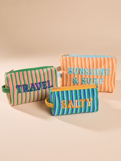 Sunshine and Surf Stripe Pouch - ALTAR'D STATE KIDS
