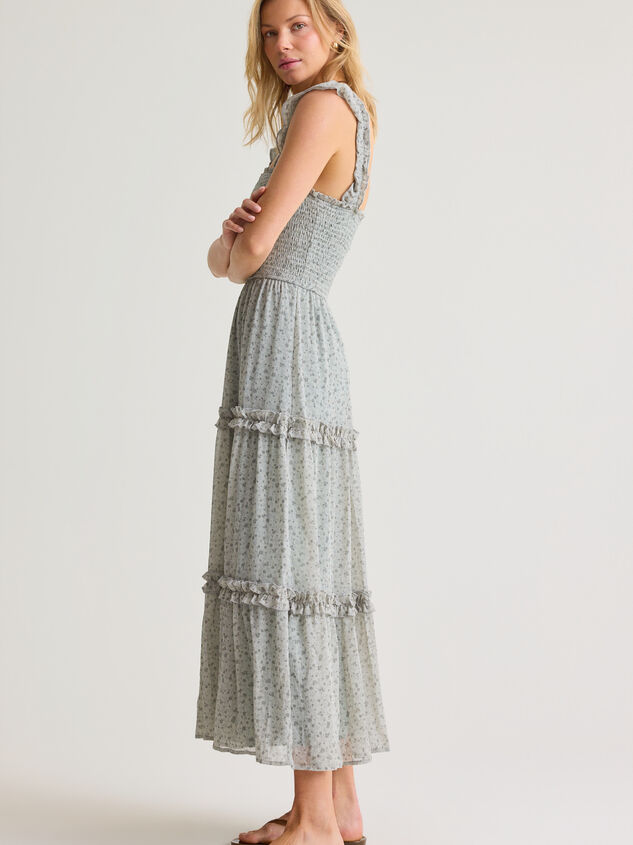 Blakelee Floral Midi Dress Detail 4 - AS Kids