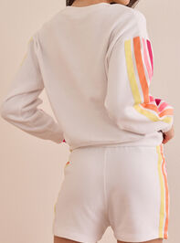 Hot Shot Stripe Shorts Detail 4 - ALTAR'D STATE KIDS