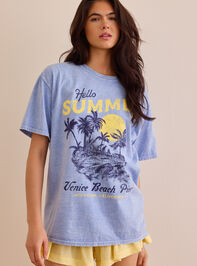Hello Summer Oversize Tee Detail 2 - AS Kids