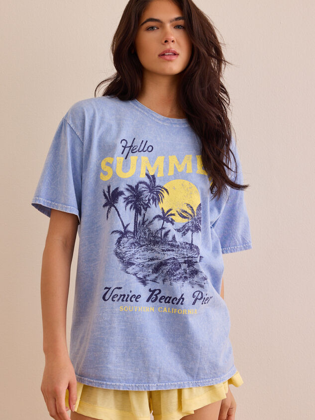 Hello Summer Oversize Tee Detail 2 - AS Kids