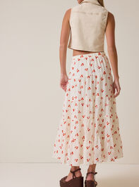 Jackie Embroidered Midi Skirt Detail 4 - AS Kids