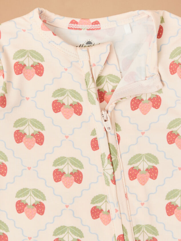 Sweet Strawberry Romper Detail 3 - ALTAR'D STATE KIDS