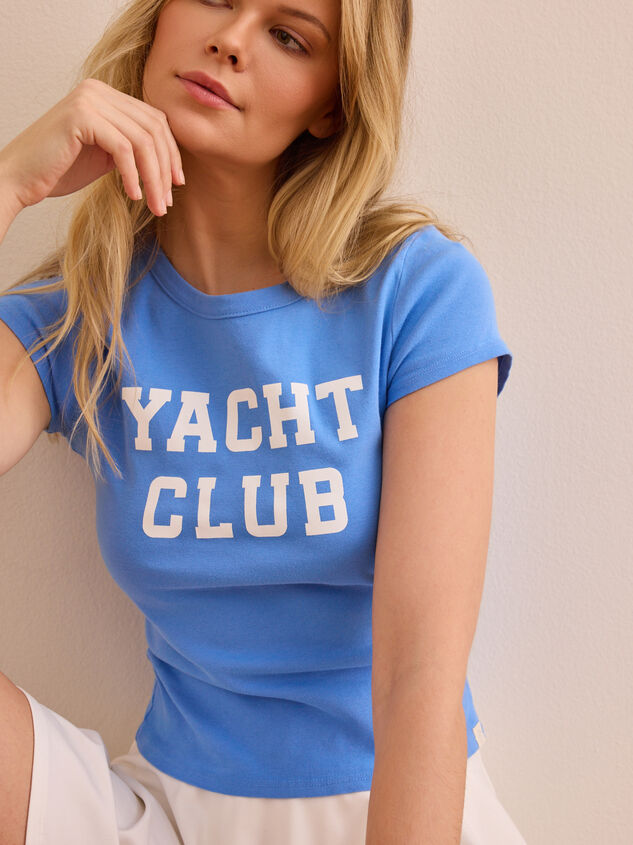 Core Yacht Club Baby Tee Detail 2 - ALTAR'D STATE KIDS