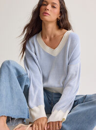 Jaci V Neck Sweater Detail 3 - AS Kids