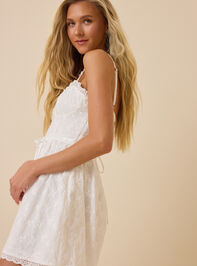 Olive Embroidered Mini Dress Detail 4 - ALTAR'D STATE KIDS