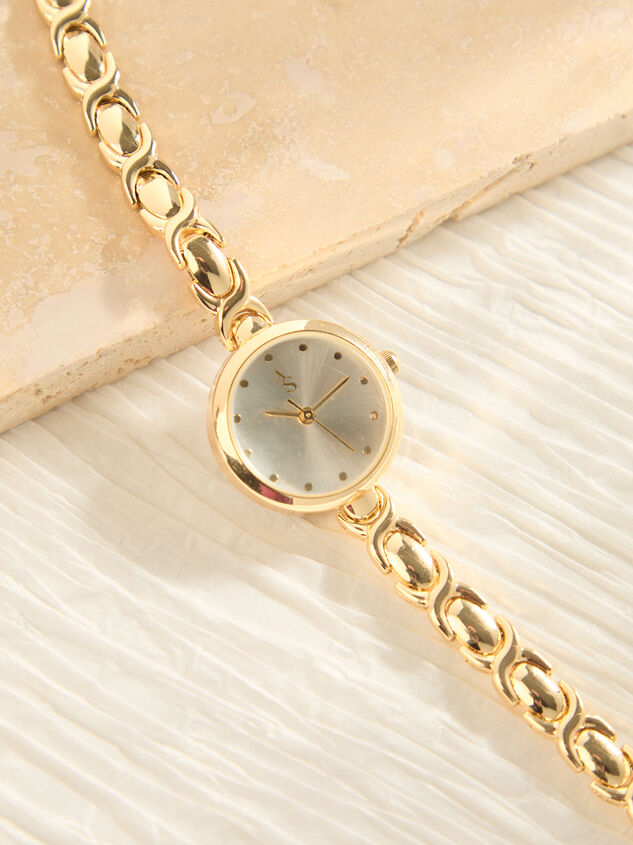 Dainty Twist Gold Watch Detail 2 - ALTAR'D STATE KIDS