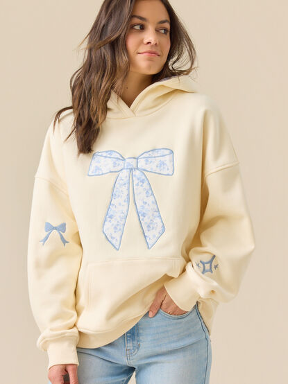 Floral Bow Graphic Hoodie - ALTAR'D STATE KIDS