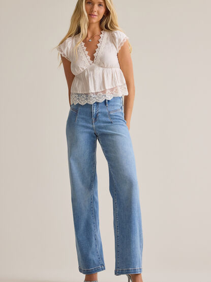 Lennie High Rise Seam Jeans - AS Kids