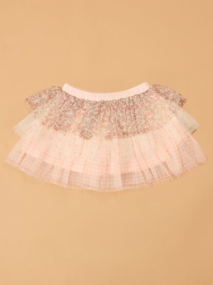Sara Gingham and Garden Tutu Skort - AS Kids