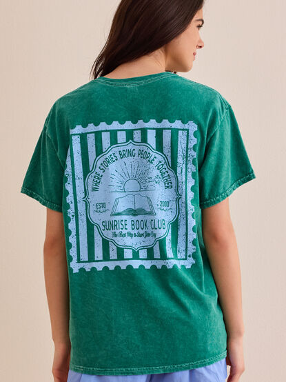 Sunrise Book Club Oversize Tee - AS Kids