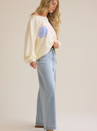 Jamie Beach Cropped Sweatshirt Detail 4 - ALTAR'D STATE KIDS