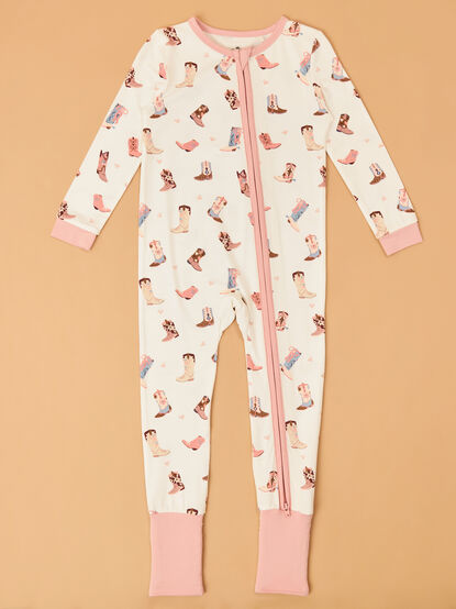 Buckarette Boots Romper - AS Kids