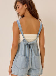 Riley Denim Halter Romper Detail 2 - AS Kids