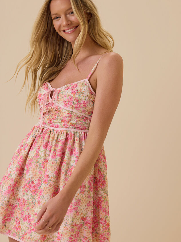 Harmony Floral Mini Dress Detail 2 - ALTAR'D STATE KIDS