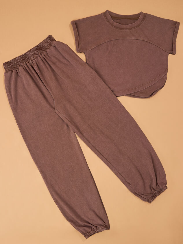 Addison Layered Tee and Jogger Set - AS Kids