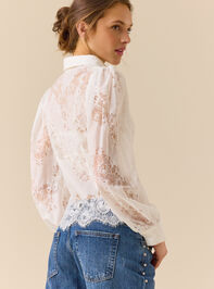 Estela Lace Button Up Top Detail 4 - ALTAR'D STATE KIDS