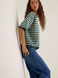 Nora Stripe Knit Top Detail 3 - AS Kids