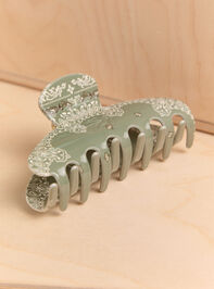 Game On Bandana Hair Clip Detail 2 - AS Kids