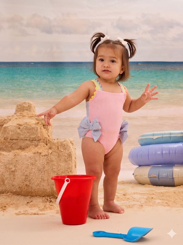 Carly One Piece Swimsuit by Mud Pie - AS Kids