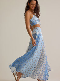Buttercup Floral Maxi Skirt Detail 2 - AS Kids