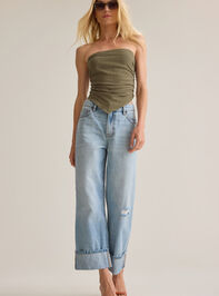 Augusta High Rise Roll Cuff Jeans - AS Kids