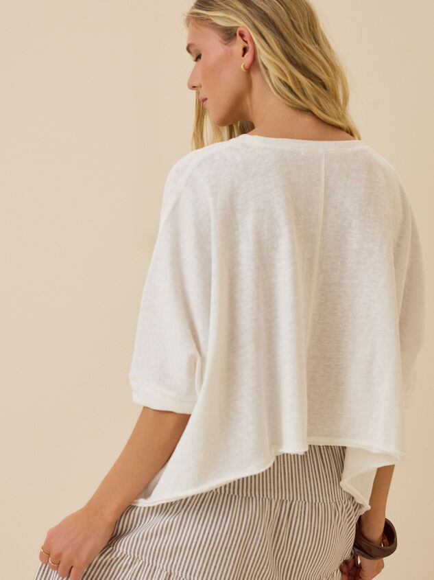 McKenna Oversized Boxy Crop Tee Detail 5 - AS Kids
