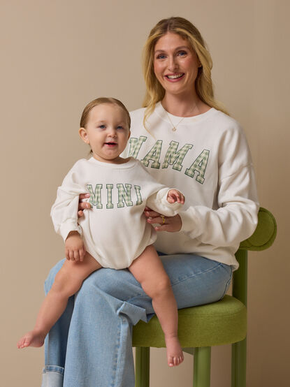 Mama Gingham Pullover - ALTAR'D STATE KIDS