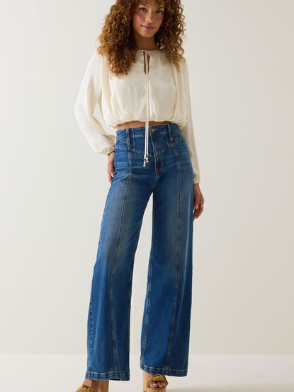 Katherine High Rise Seam Jean - AS Kids