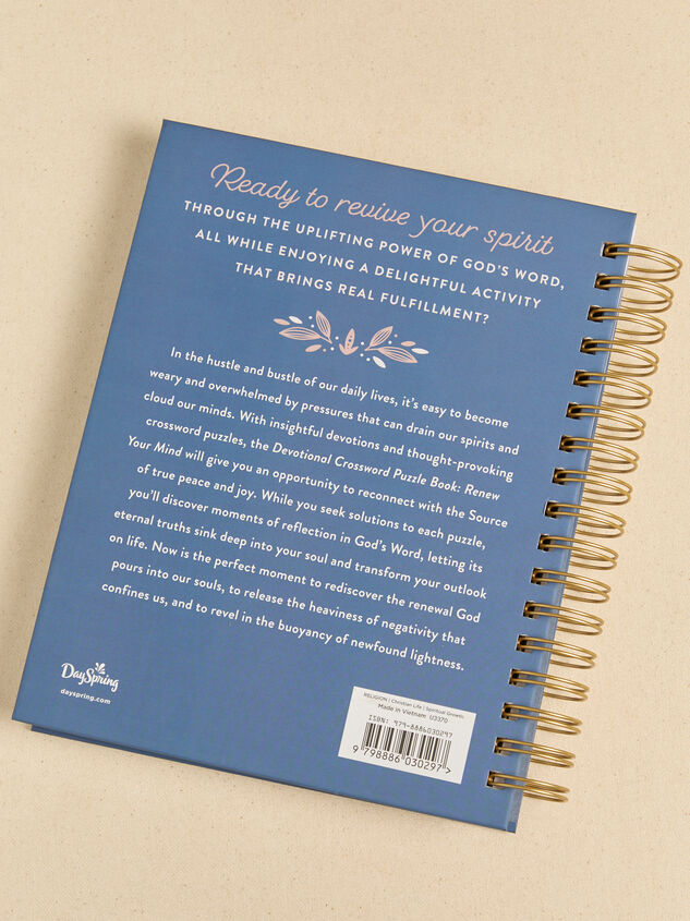 Renew Your Mind Devotional Crossword Puzzle Book Detail 3 - AS Kids