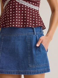 Karsen Denim Mini Skirt Detail 2 - AS Kids