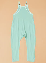 Hang Tough Gingham Trim Jumpsuit Detail 5 - AS Kids