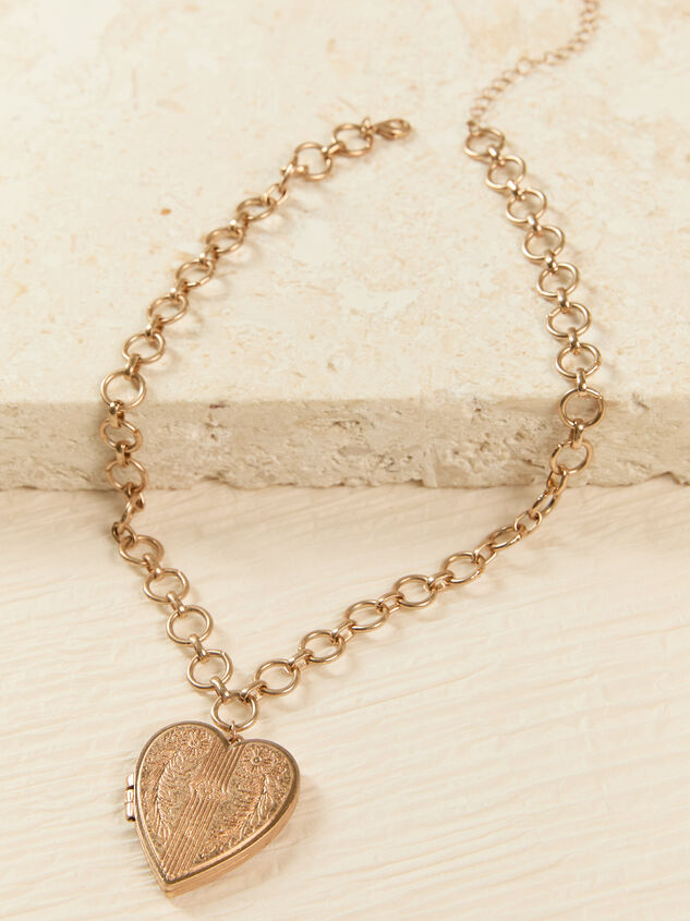 Heart Charm Chunky Necklace - ALTAR'D STATE KIDS
